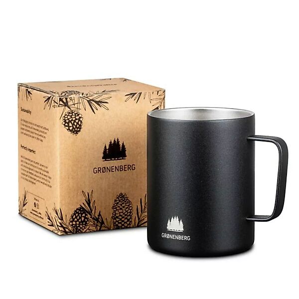 Edelstahl -Tasse 350 Ml | Doppelwandige Kaffeetasse günstig online kaufen