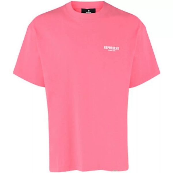 Represent  T-Shirts & Poloshirts T-Shirt  Owners Club aus rosa Baumwolle günstig online kaufen
