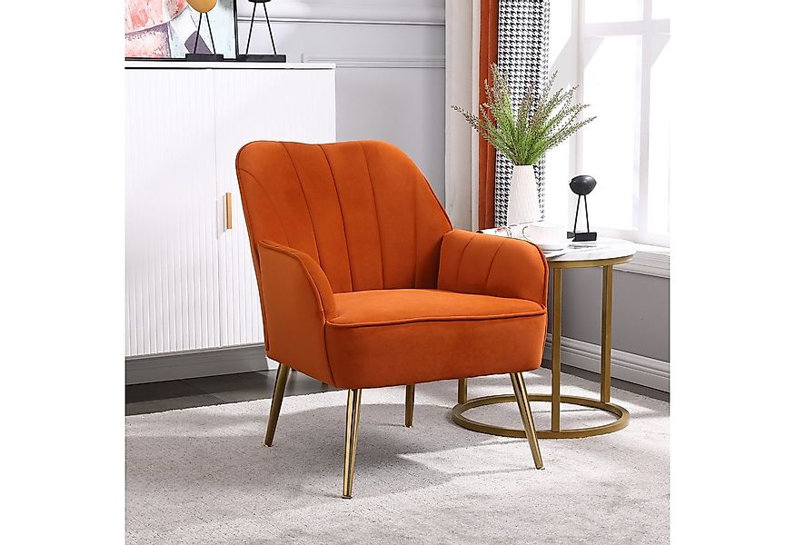 REDOM Loungesessel Eleganter Samt-Freizeitsessel (mit ergonomischem Design günstig online kaufen