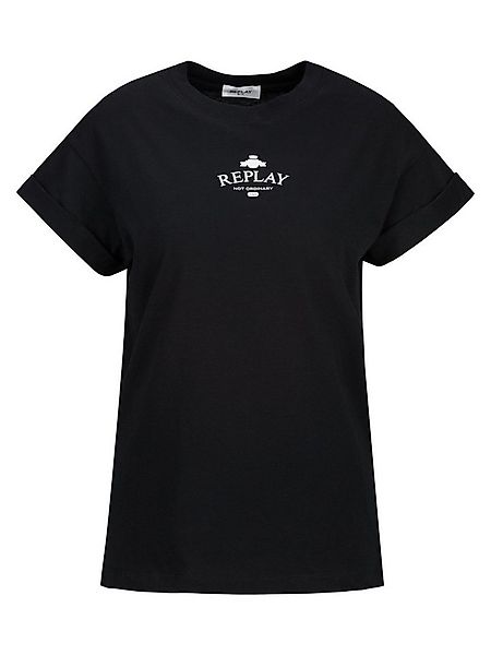 Replay T-Shirt Cotton Jersey günstig online kaufen