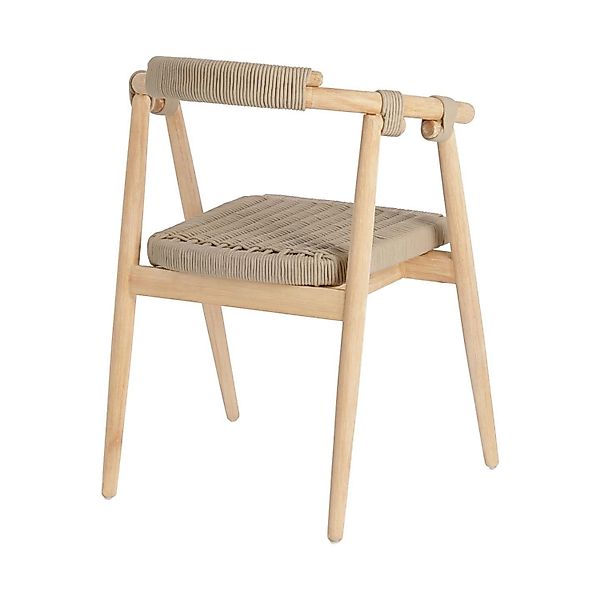 Natur24 2-er Set Stapelbarer Stuhl Majela 58 x 77 x 51 cm Seil Eukalyptusho günstig online kaufen