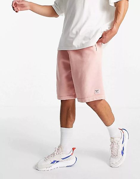 Reebok Classics – Natürlich gefärbte Sweat-Shorts in Pastellrosa günstig online kaufen