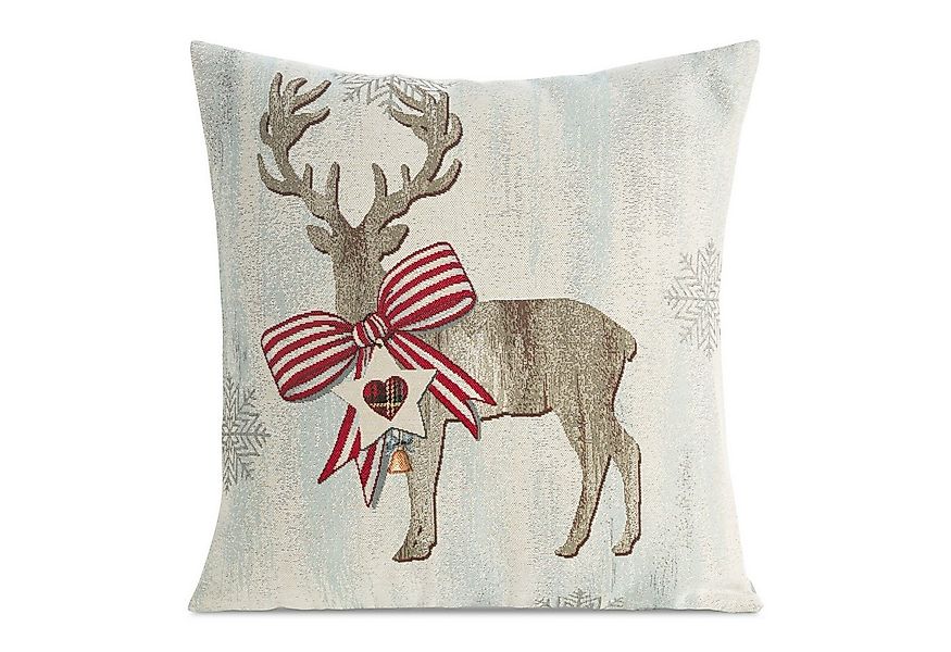 Eurofirany Kissenbezug Winter Weihnachten 45x45 Kissenbezüge Gobelin Kissen günstig online kaufen