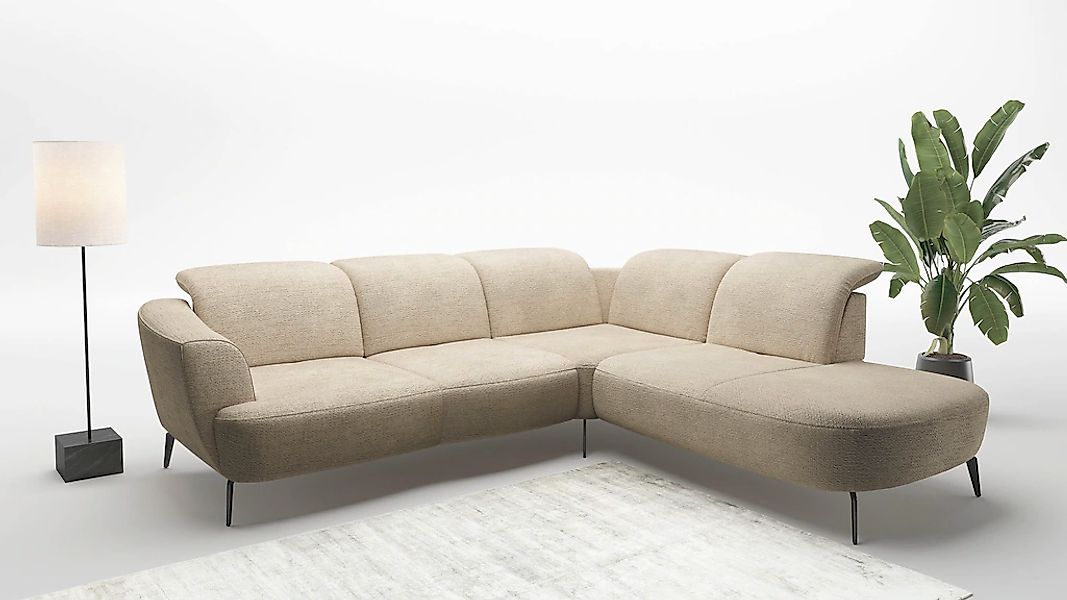 sit&more Ecksofa "Zoe", ink.Sitztiefenverstellung, wahlweise mit Kopfteilve günstig online kaufen