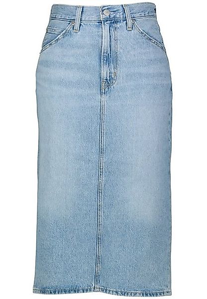 Levi's® Jeansrock Damen Jeansrock HR BLACK SLIT SKIRT RIVETING CL (1-tlg) günstig online kaufen