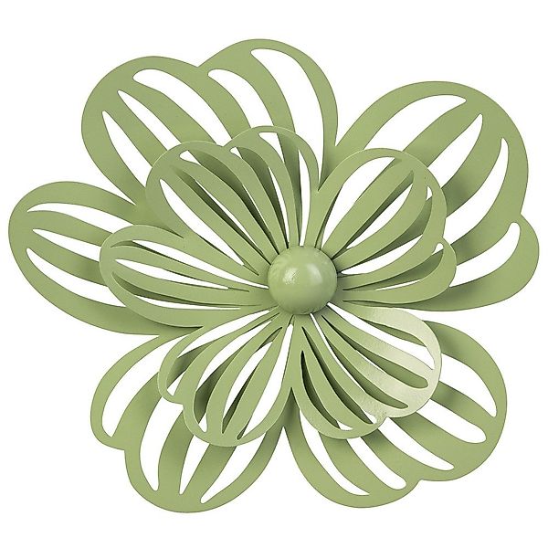 MICA Dekoobjekt Wanddeko Blume - mint günstig online kaufen