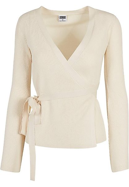 URBAN CLASSICS Cardigan Urban Classics Damen Ladies Rib Knit Wrapped Cardig günstig online kaufen