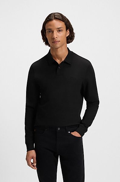 BOSS ORANGE Poloshirt Pe_interlock_long mit Polokragen günstig online kaufen