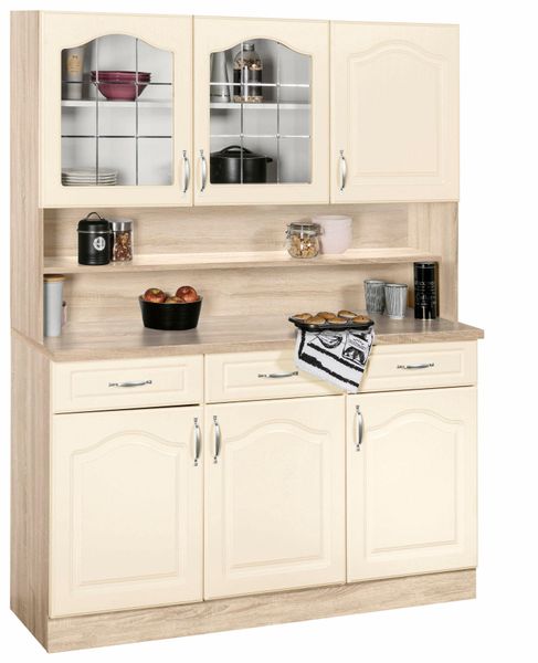 wiho Küchen Küchenbuffet "Linz" 120 cm breit, in Landhaus-Optik günstig online kaufen