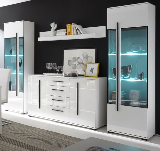 Furn.Design Wohnwand Design-D, (Set 4-teilig, ca. günstig online kaufen