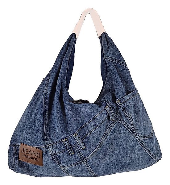 Einkaufszauber Handtasche Designer Beutel Shopper Handtasche Echte Jeans Du günstig online kaufen