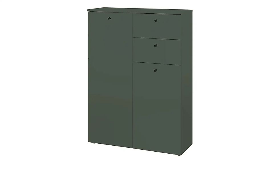 Highboard  Kaarster See ¦ grün ¦ Maße (cm): B: 80 H: 110 T: 30.0 Schränke > günstig online kaufen