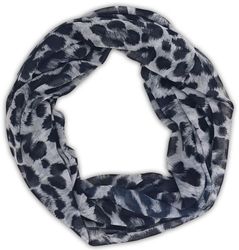 styleBREAKER Loop Loop Schal mit Leoparden günstig online kaufen