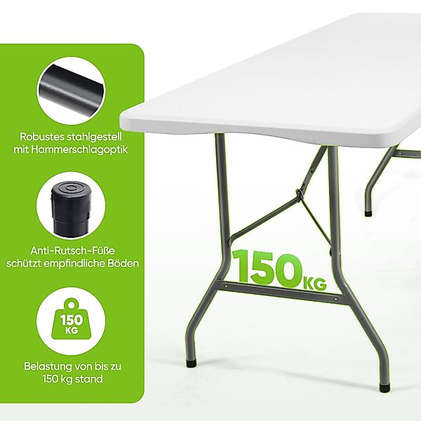 Sekey Klapptisch Campingtisch Klappbar Partytisch Buffettisch günstig online kaufen