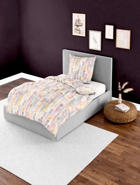 BIERBAUM Bettwäsche "3528" 2 Stk. tlg. Mako-Satin, 100 % Baumwolle, pflegel günstig online kaufen