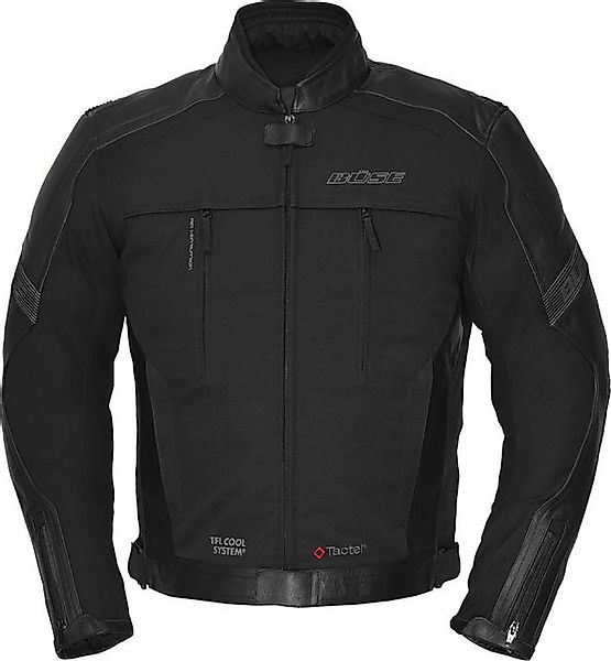 Büse Motorradjacke Büse Novaro Textil-/Lederjacke Schwarz günstig online kaufen