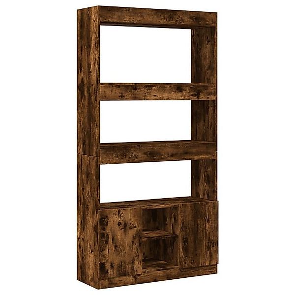 vidaXL Bücherregal Highboard Räuchereiche 92x33x180 cm Spanplatte günstig online kaufen