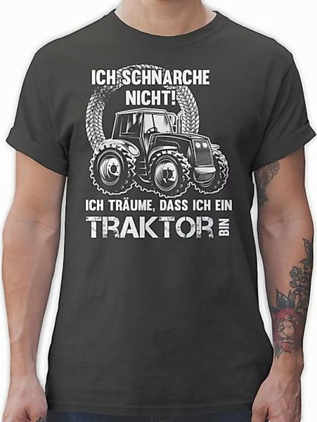 Shirtracer T-Shirt Ich schnarche nicht ich träume dass ich ein Traktor bin günstig online kaufen