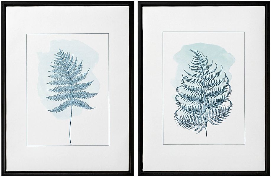 Creativ home Bild mit Rahmen "Deko-Bild FARN" 2 Stk. tlg. günstig online kaufen