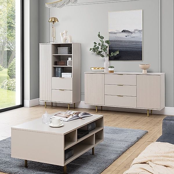 Lomadox Wohnzimmer-Set NADOR-132, (Mega-Spar-Set, 3-St., 3-tlg), günstig online kaufen