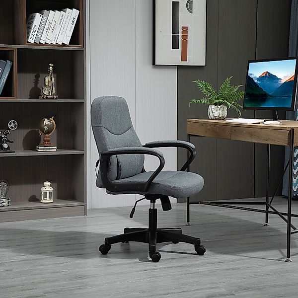 Vinsetto Massage Bürostuhl ergonomisch höhenverstellbar Schreibtischstuhl G günstig online kaufen