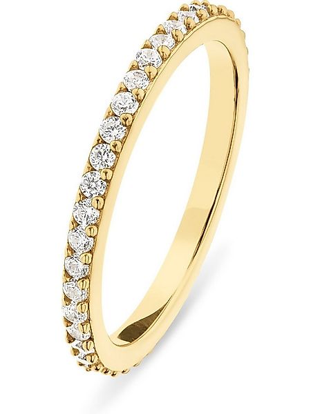 CHRIST Fingerring CHRIST Damen-Damenring 925er Silber Zirkonia, Zirkonia günstig online kaufen