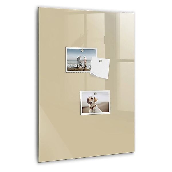 Tulup Beschreibbare Magnettafel Beige 40x60 cm Beschreibbare Magnettafel Kü günstig online kaufen