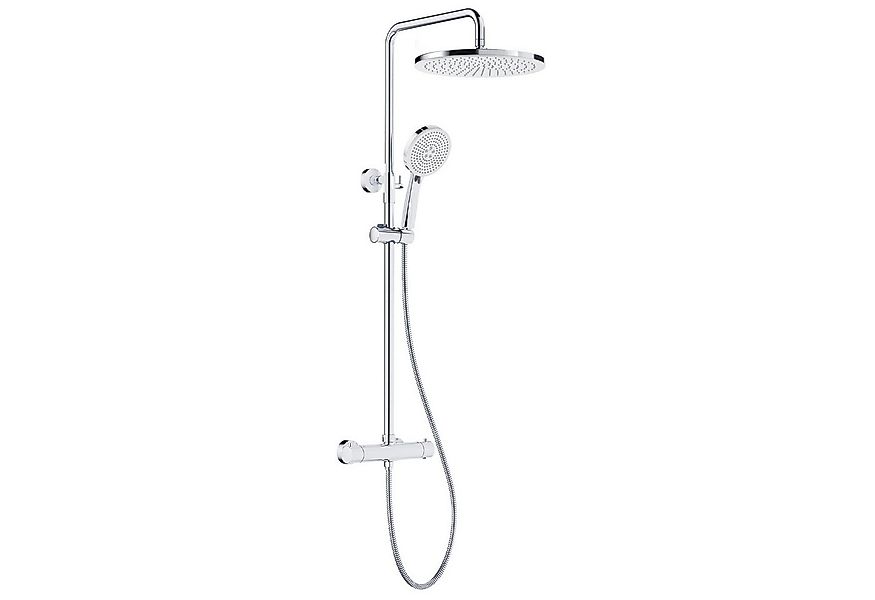 Rainsworth Duschsystem mit Thermostat, 3 Strahlart(en), 92-126 cm Duschstan günstig online kaufen