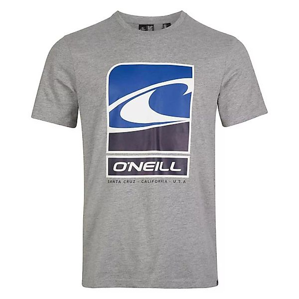 O´neill Flag Wave Kurzärmeliges T-shirt M Silver Melee günstig online kaufen