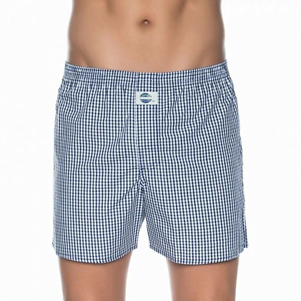 D.E.A.L International Boxershorts Blau & Grün Kariert günstig online kaufen