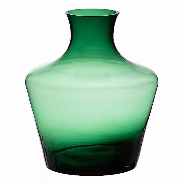 Vase 21 X 21 X 25 Cm Grün Glas günstig online kaufen