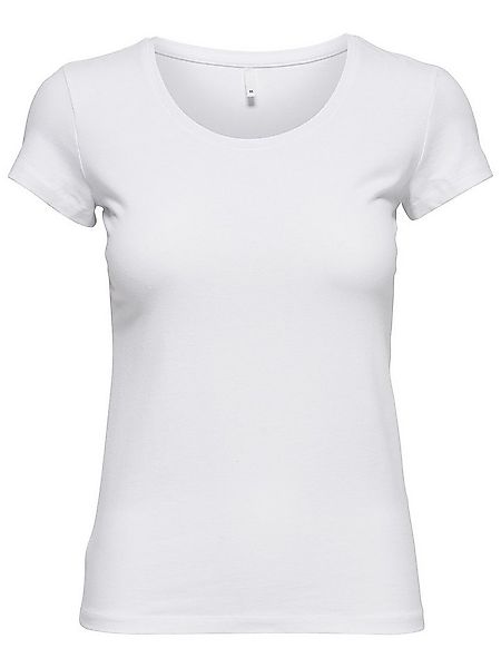 ONLY T-Shirt ONLLIVE LOVE NEW (3-tlg., 3er Pack) Figur betont, elastische B günstig online kaufen