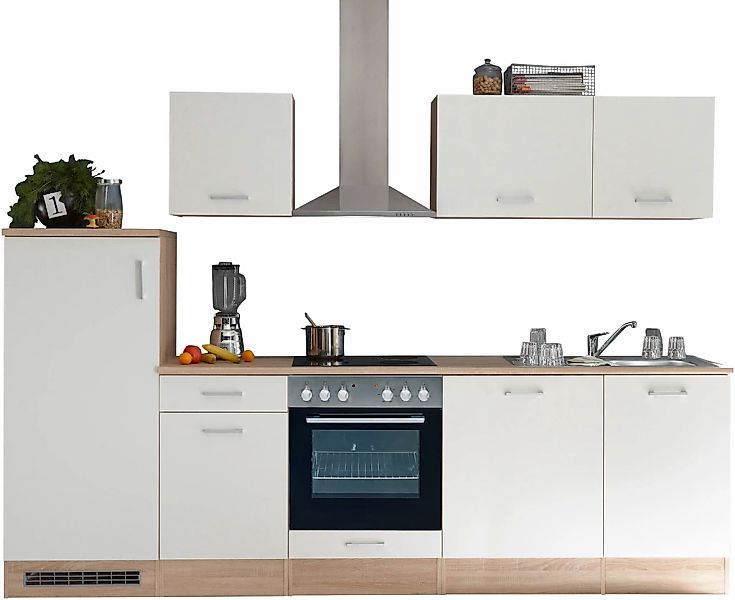 BASIC by Balculina Küchenzeile »Andy«, Breite 280 cm, wahlweise mit E-Gerät günstig online kaufen