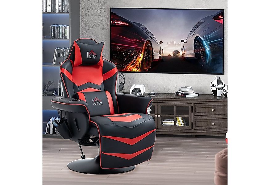 HOMCOM Massagesessel Massagefunktion, inkl. Fußstütze, Liegefunktion (Gamin günstig online kaufen