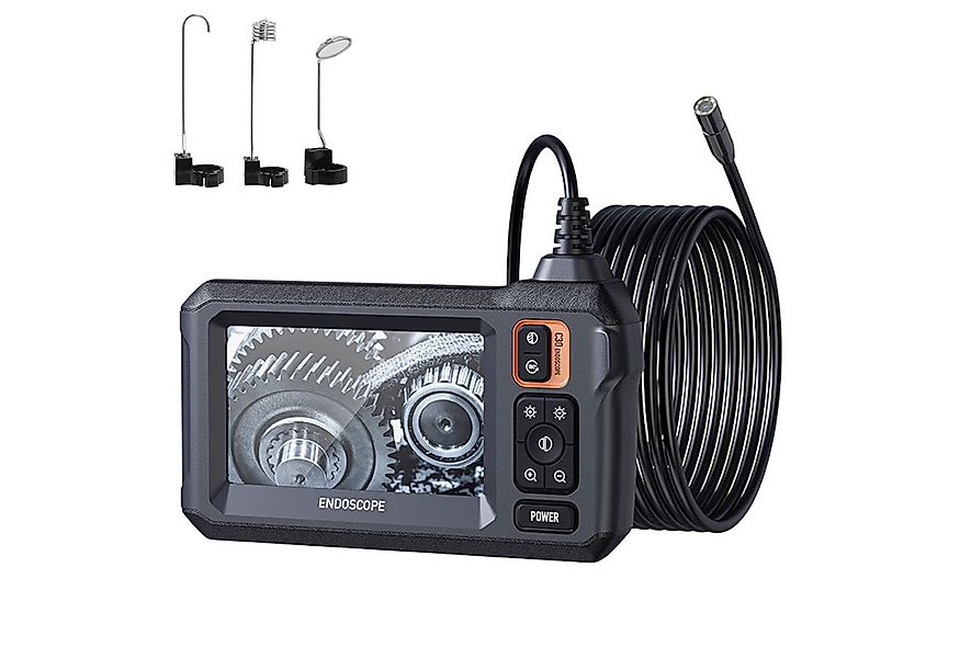 Refttenw Endoskopkamera mit 4,3" 1080P HD-Farbbildschirm 8mm Inspektionskam günstig online kaufen