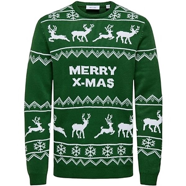 Only & Sons   Pullover ONSXMAS REG 5 ALLOVER CREW KNIT 22031171 günstig online kaufen