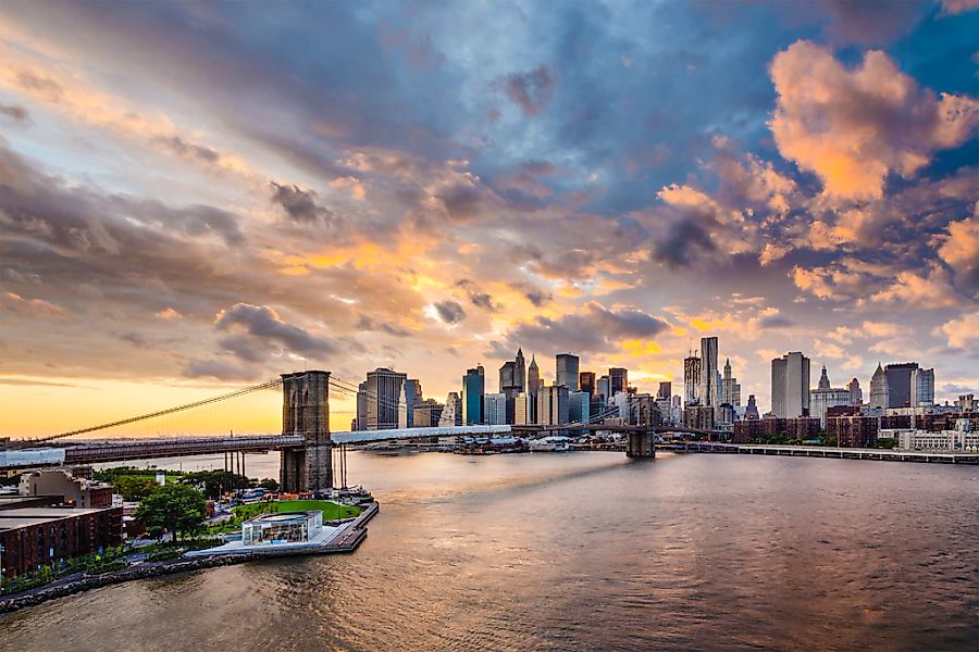 Papermoon Fototapete "Brooklyn Bridge" glatt günstig online kaufen