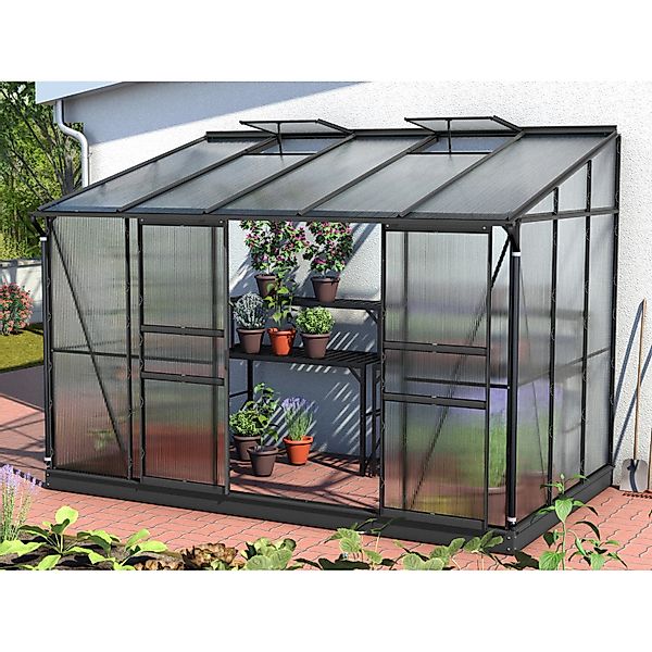 Vitavia Gewächshaus Ida 6500 Schwarz 6,5 m² günstig online kaufen