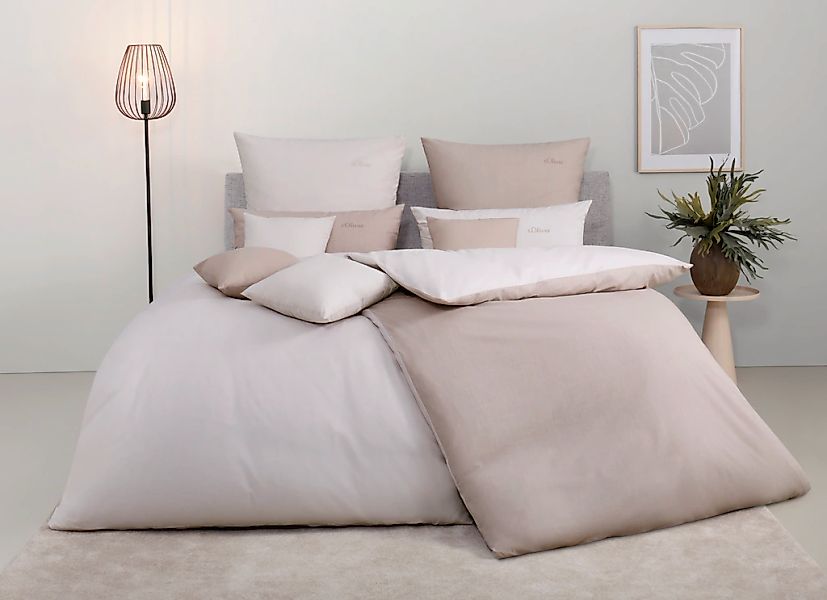 s.Oliver Wendebettwäsche "Melinda in Gr. 135x200 oder 155x220 cm" 2 Stk. Ma günstig online kaufen