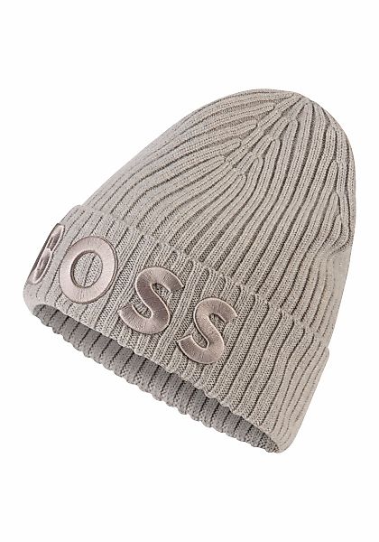 BOSS Beanie Lara_hat mit großem BOSS günstig online kaufen