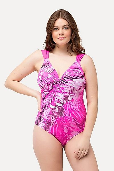 Ulla Popken Badeanzug Badeanzug Flügel Softcups Schleife recycelt günstig online kaufen