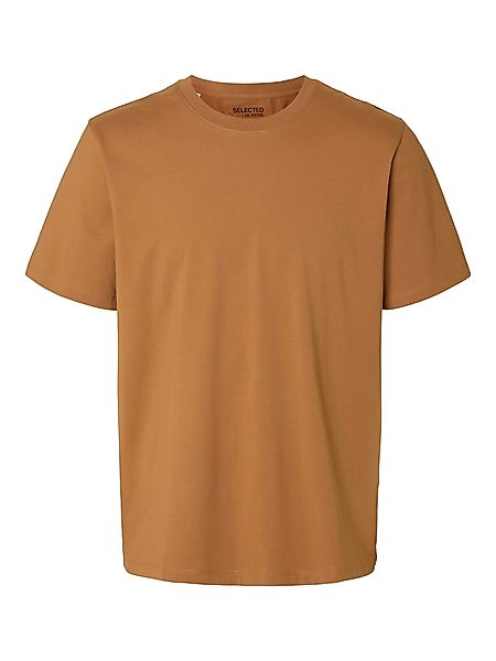 SELECTED HOMME Rundhalsshirt SLHASPEN SS O-NECK günstig online kaufen
