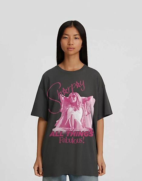Bershka Oversize-T-Shirt Mit Sharpay High School Musical Print Damen 10-12 günstig online kaufen