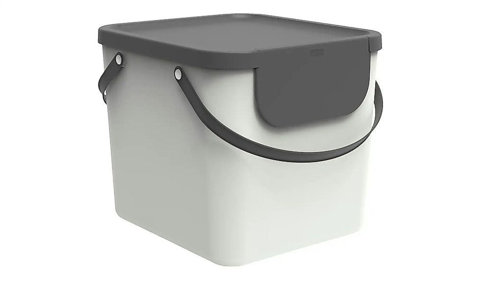 Rotho Müllsystem  Albula ¦ weiß ¦ Kunststoff ¦ Maße (cm): B: 39,8 H: 35,8 T günstig online kaufen
