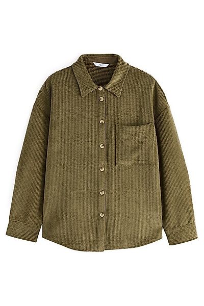 Next Langarmhemd Langärmelige Hemdjacke aus Kord (1-tlg) günstig online kaufen