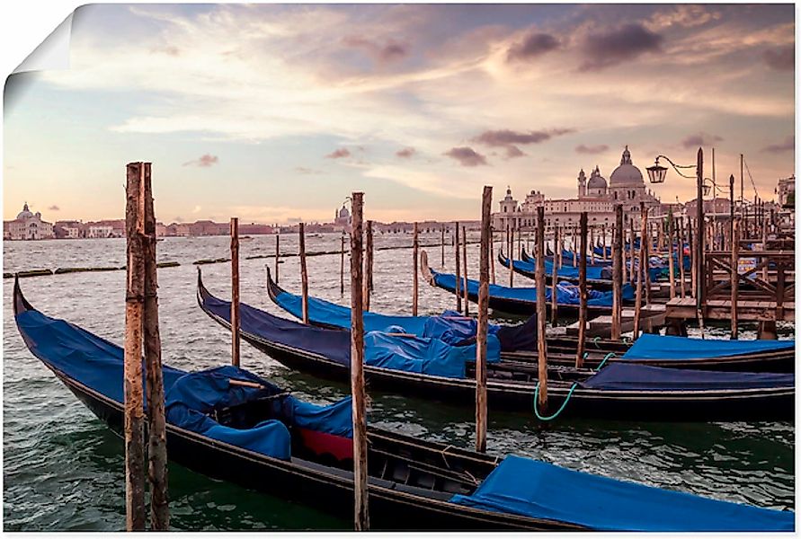 Artland Poster "Venedig Gondeln", Bilder von Booten & Schiffen, (1 St.), al günstig online kaufen