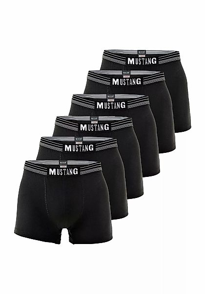 MUSTANG Boxershorts "Boxershort 6er Pack" günstig online kaufen