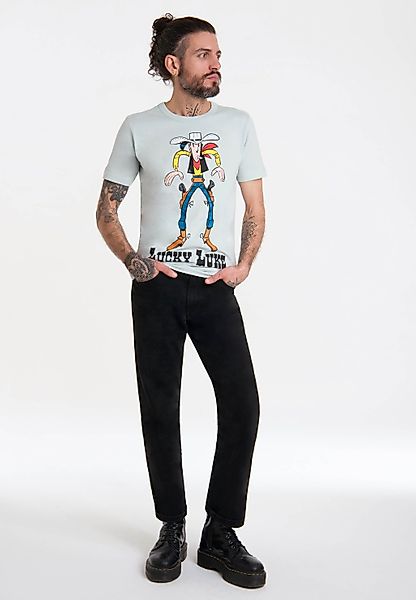 LOGOSHIRT T-Shirt "Lucky Luke", mit angesagtem Retro-Print günstig online kaufen