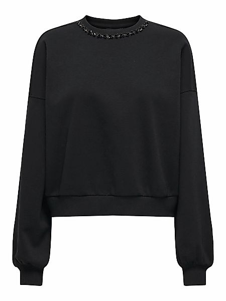 ONLY Sweatshirt ONLKIARA L/S O-NECK EMBELLISHMENT günstig online kaufen