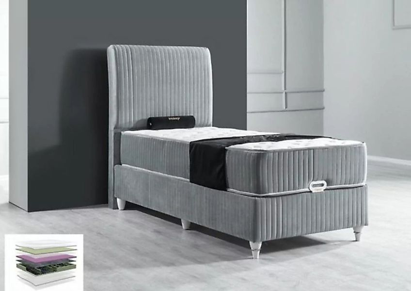 JVmoebel Bett Luxus Boxspring Bett Hotel Singel Betten mit Matratze günstig online kaufen